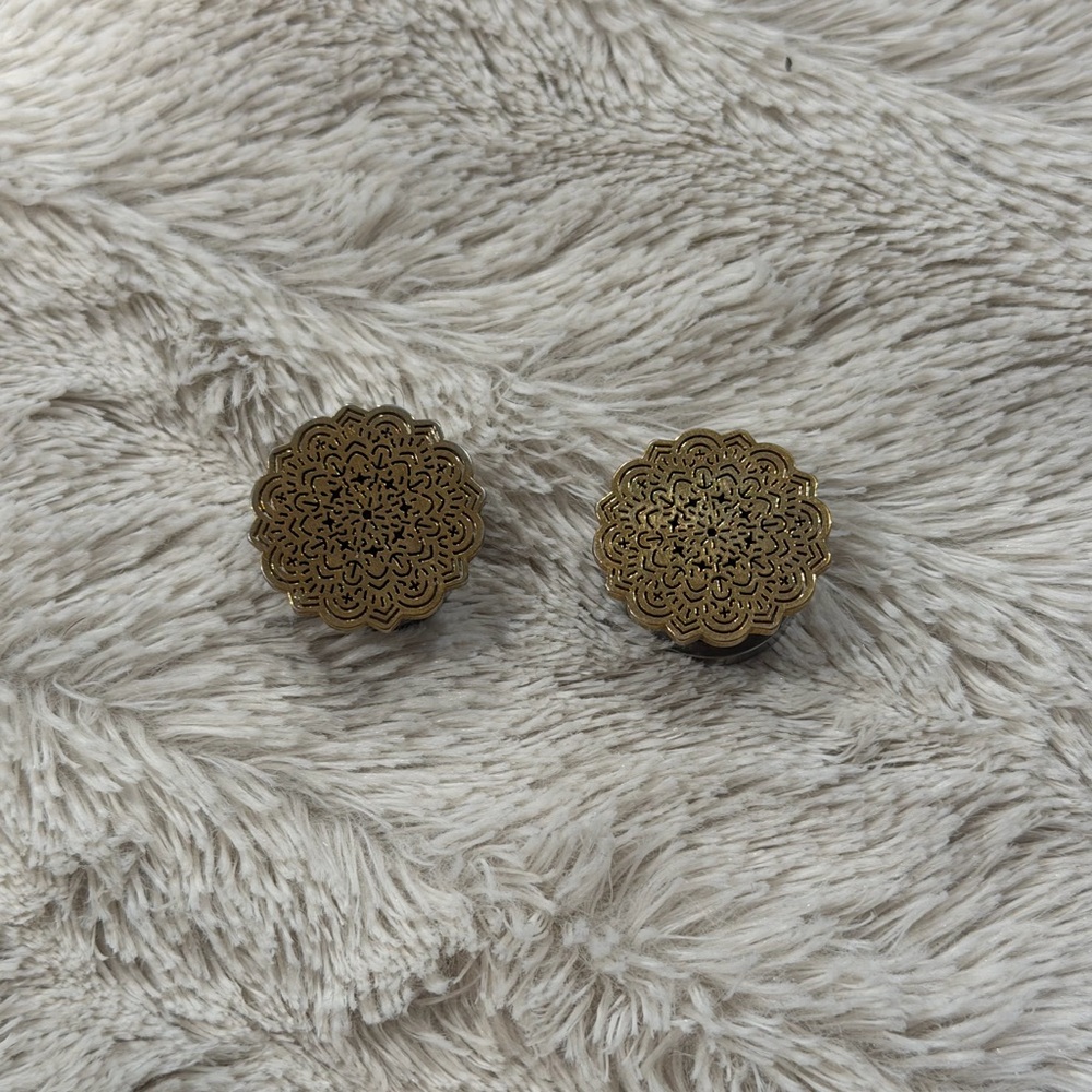 Mandala Gold Plugs